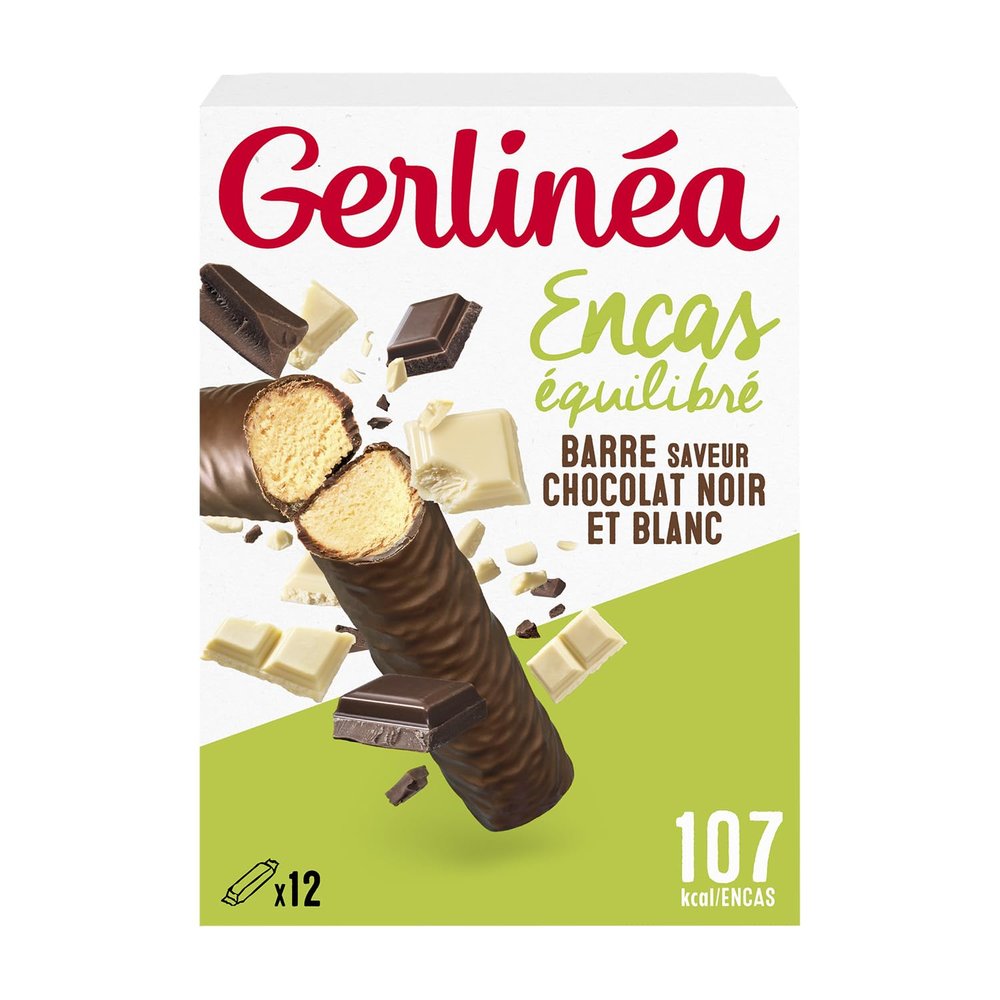 GERLINEA - GER90577 - Hyperprotins Sucrs Barre Hyperprotine - Etui de 12 barres