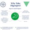 Patrick HOLFORD Digestpro/Multi Strain Biotic/for Healthy Digestion/Enzymes, Glutamine, Probiotics / 1 Bn Live Bacteria/Lactobacillus/Bifidobacteria / 60 Capsules/Vegan/for Women & Men view 2
