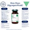 Patrick HOLFORD Digestpro/Multi Strain Biotic/for Healthy Digestion/Enzymes, Glutamine, Probiotics / 1 Bn Live Bacteria/Lactobacillus/Bifidobacteria / 60 Capsules/Vegan/for Women & Men view 3