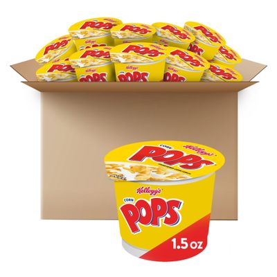 Kellogg's Corn Pops Cereal, 1.5-Ounce Cups (Pack of 12)
