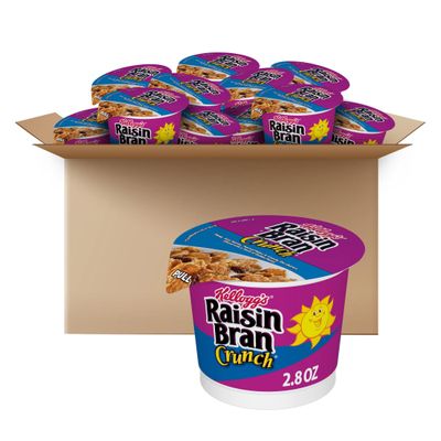 Raisin Bran Crunch Cereal, 2.8-Ounce Cups (Pack of 12)