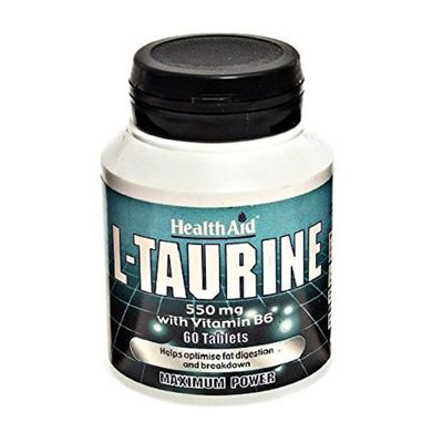 HealthAid L-Taurine 550mg - 60 Tablets