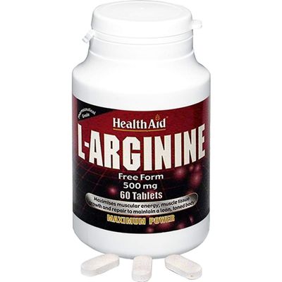 HealthAid L-Arginine 500mg - 60 Tablets