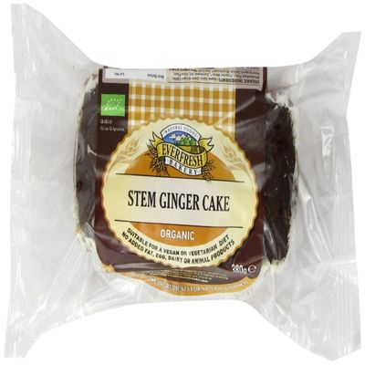 Everfresh Natural Foods Org Stem Ginger Cake 380 g (order 8 for trade outer)