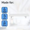 Homecraft Savanah Slatted Bath Board  76 x 23 cm Lightweight Bath Seat for Elderly and Disabled  Quick Draining Bathing Aid with Non Slip Fittings  Supports up to 190 kg view 2