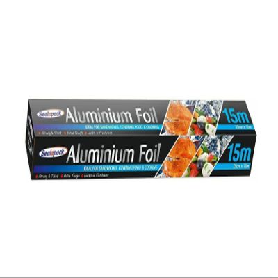 Sealapack Ready to USE Aluminium FOIL, 29cm x 15 METRE ROLL,Silver,SAP006