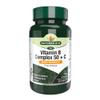 Natures Aid Vitamin B Complex 50 + C - High Strength B Vitamins with Vitamin C - Supports Energy, Nervous System & Immunity, Reduce Tiredness and Fatigue - Vegan, Gluten Free, Non-GMO - 30 Tablets view 1