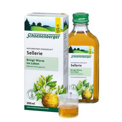 Salus 100% Pure Organic Celery Fresh Plant Juice 200 ml