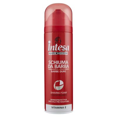 INTESA POUR HOMME Woody Shaving Foam for Hard Beards, 300 mL