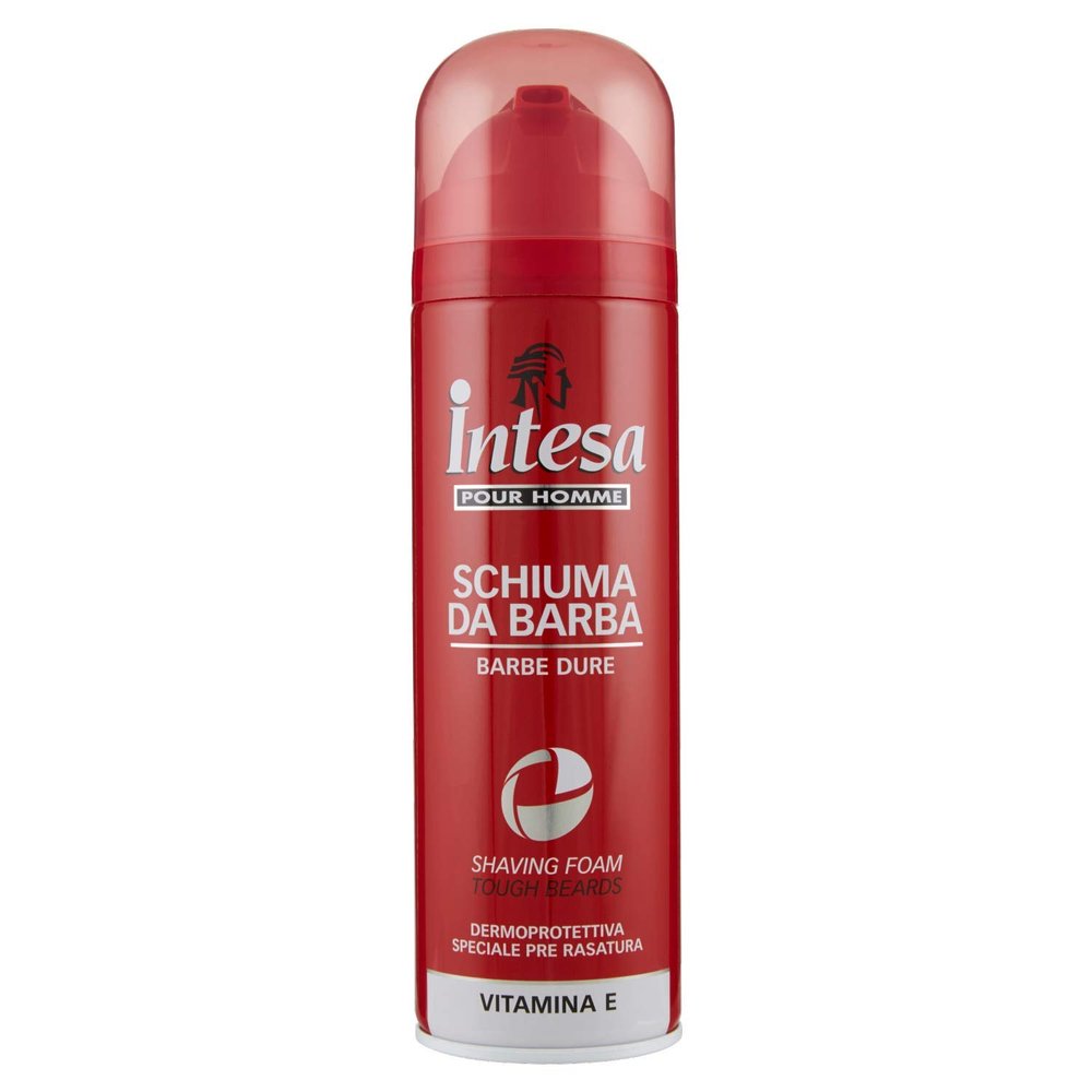 INTESA POUR HOMME Woody Shaving Foam for Hard Beards, 300 mL