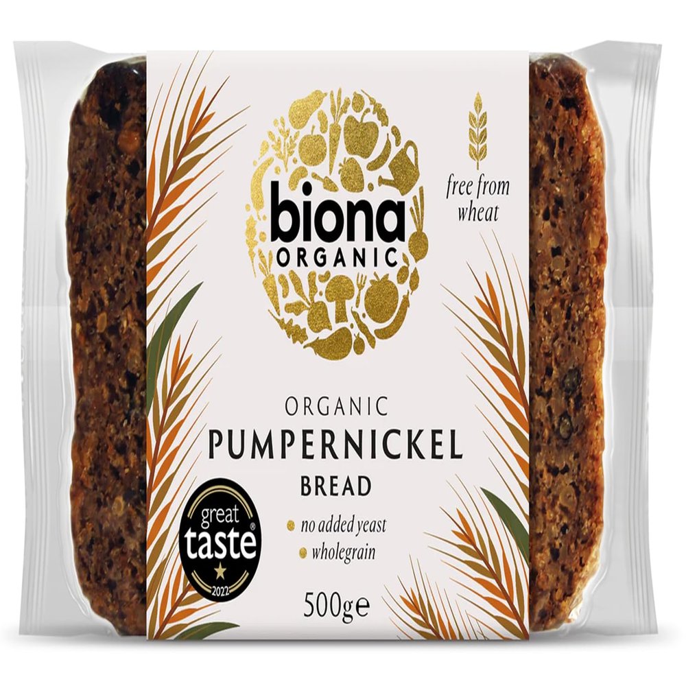 Biona Pumper Nickel Bread, 500g