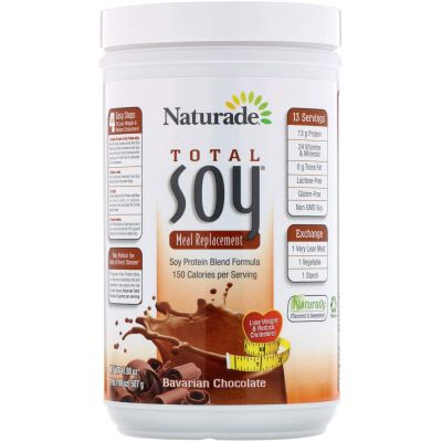 Naturade Total Soy Meal Replacement Bavarian Chocolate - 18 Oz