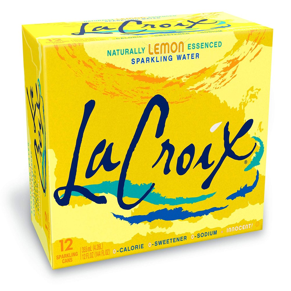 Naturally Lemon Essenced Sparkling Water | 12 x 355ml