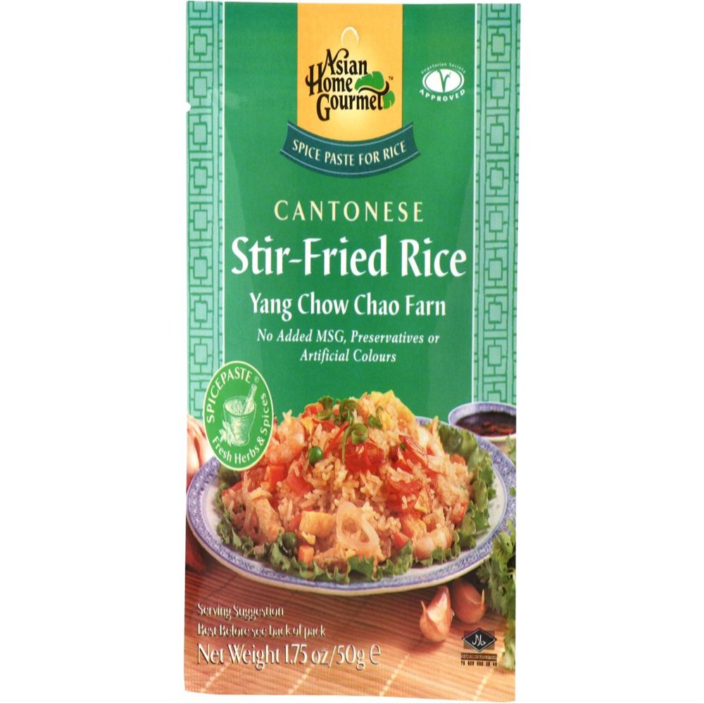 ASIAN HOME GOURMET Spice Paste for Cantonese Stir-Fried Rice (Yangzhou Fried Rice) 50 g