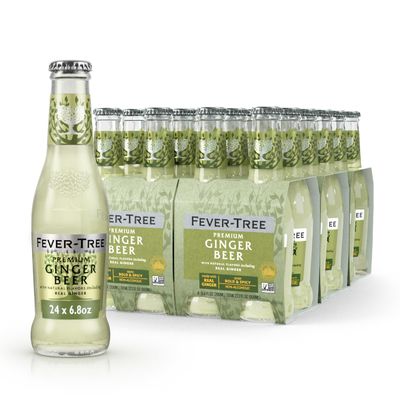 Fever-Tree Premium Ginger Beer, 6.8 Ounce Glass Bottles (Pack of 24)