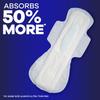 Always Maxi Feminine Pads for Women, Size 5 Extra Heavy Overnight Absorbency, with Wings, Unscented, Pack of 20 view 3