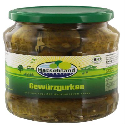 Marschland spice cucumber bio 720 ml ATG 360 g