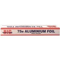 45cmx75m aluminium foil, durable catering foil for food use in a dispenser box.