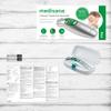 Medisana FTN Infrared non-contact body thermometer, fast reading fever alarm, measures body, surface and ambient temperature, 30-reading memory, colour display and beeps view 4