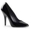 Pleaser SEDUCE-420 Blk Pat UK 11 (EU 44) view 2