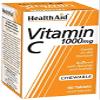 HealthAid Vitamin C 1000mg - Chewable - 60 Vegetarian Tablets view 1