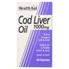 HealthAid Cod Liver Oil 1000mg, 30 Capsules view 3