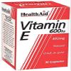HealthAid Vitamin E 600iu - 30 Capsules view 1