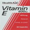 HealthAid Vitamin E 600iu - 30 Capsules view 2