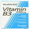 HealthAid Vitamin B3 (Niacinamide) 250mg - Prolong Release - 90 Tablets view 3