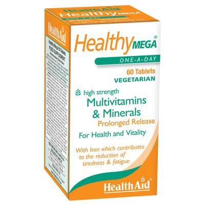 HealthAid Healthy Mega - Prolong Release - 60 Vegetarian Tablets