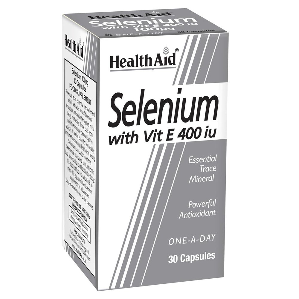 HealthAid Selenium 100ug - 30 Capsules