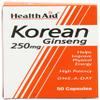 HealthAid Korean Ginseng 250mg 50 Capsules view 3