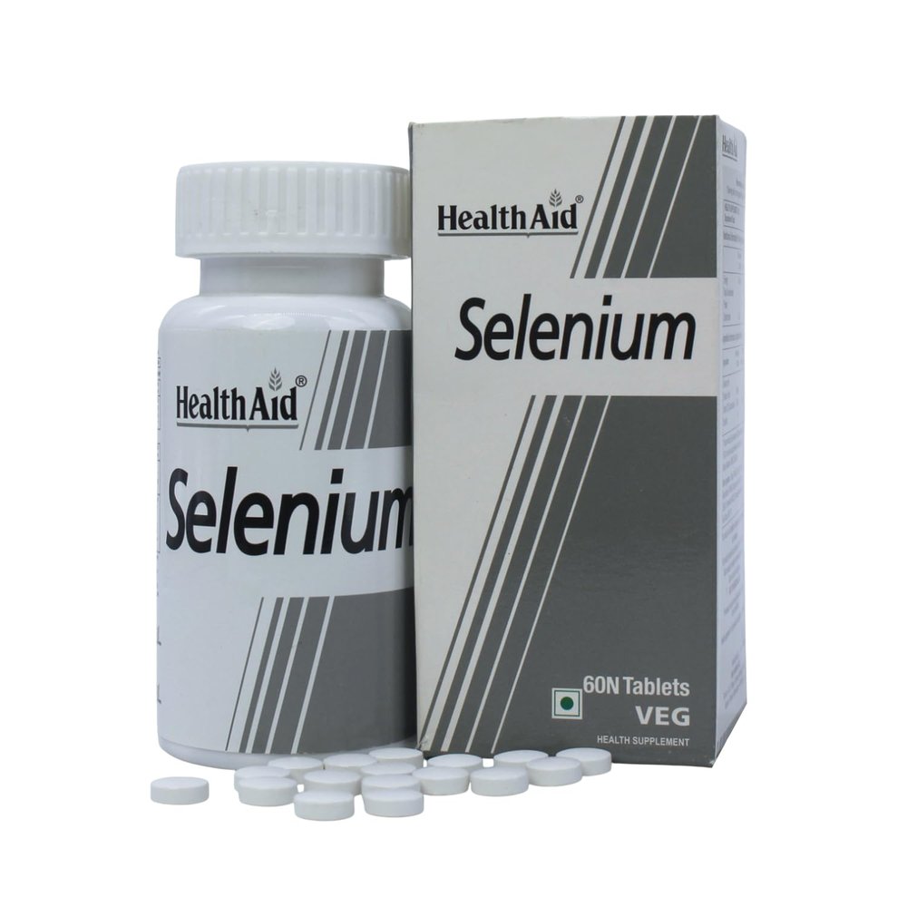 HealthAid Selenium 200ug - Prolong Release - 60 Tablets