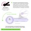 66fit Goniometer Plastic 6" - Angle Medical Joint Measuring Ruler view 2