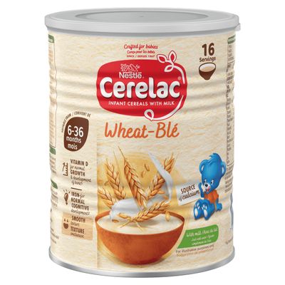Cerelac Wheat Infant Cereal with Milk 400 g | from 6 months+ | Baby Cereal