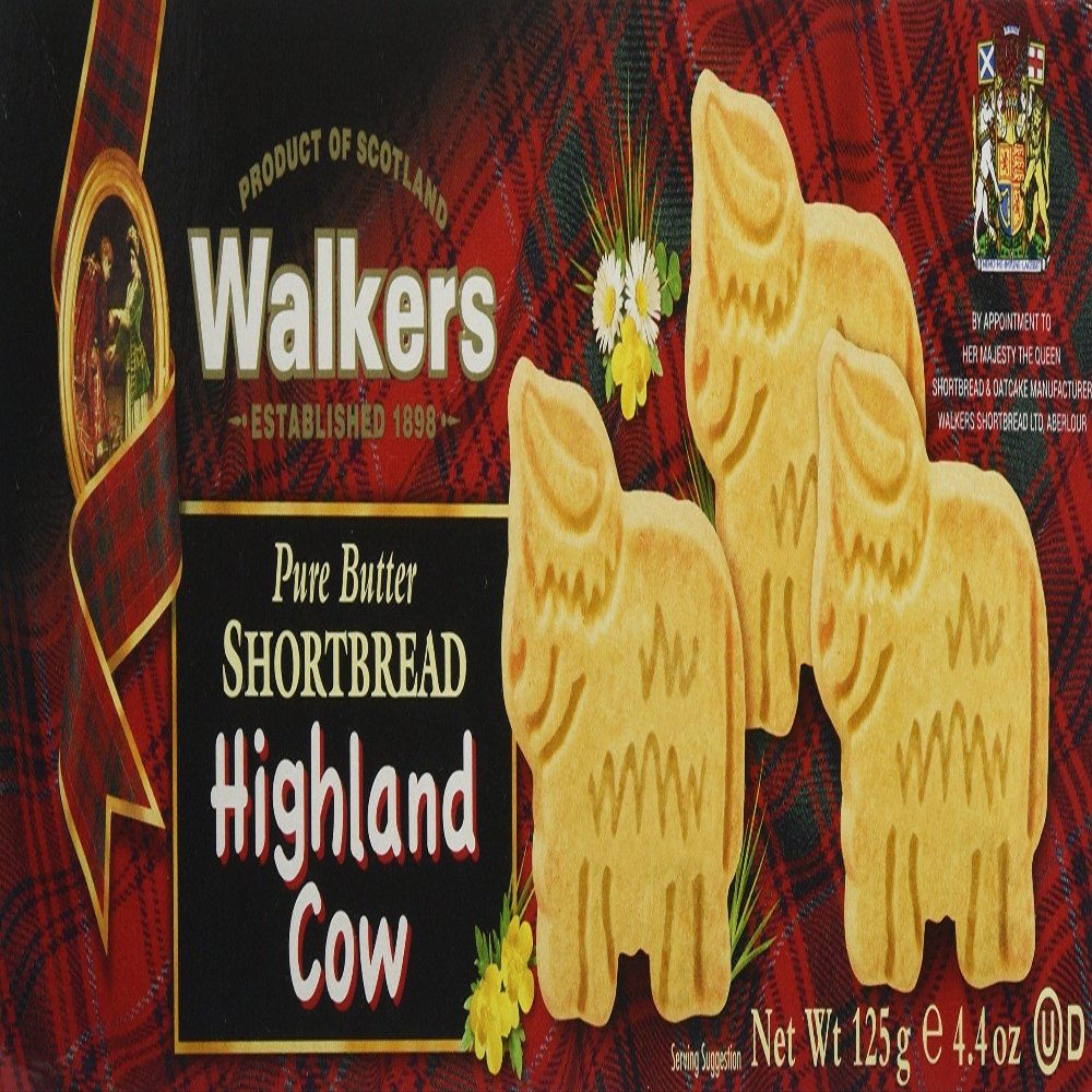 Walkers Shortbread Highland Cow Carton