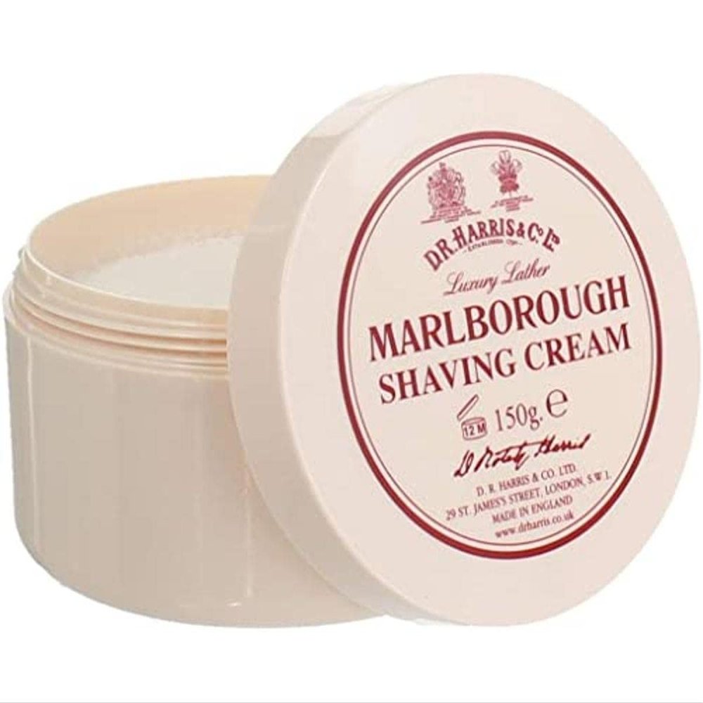 DR Harris & Co Marlborough Shaving Cream with Cedar and Sandalwood