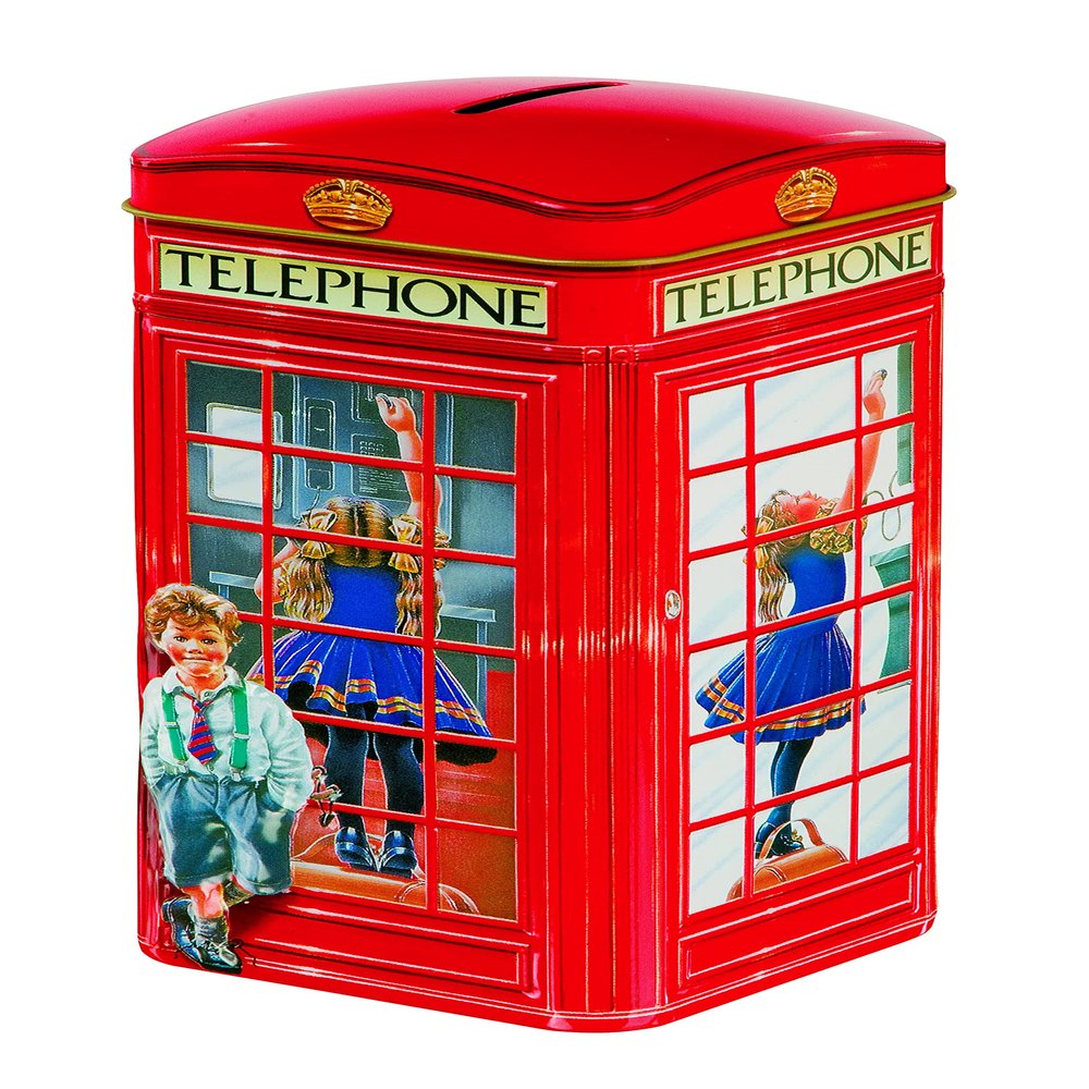 Churchill's Confectionery Telephone Kiosk Tin 150 g English Toffee