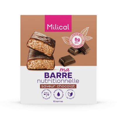 Milical 6 Slimming Bars - Chocolate