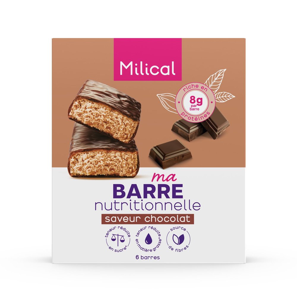 Milical 6 Slimming Bars - Chocolate