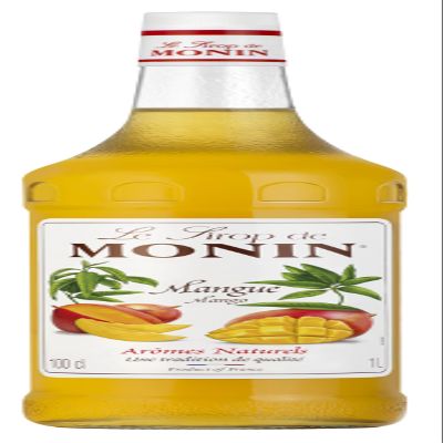 MONIN Premium Mango Syrup 700ml for Cocktails and Mocktails. Vegan-Friendly, Allergen-Free, 100% Natural Flavours and Colourings