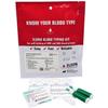 1 x Blood Type Test Kit - Group A, B, RHD Testing - Home EldonCard Tests view 1