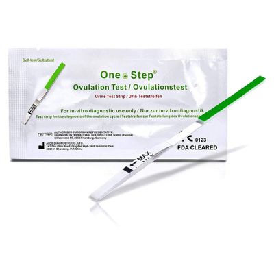 60 x One Step Ovulation Strips 20miu/ml Test Kit Sensitive Fertility Predictor Testing Sticks (Wide Width)