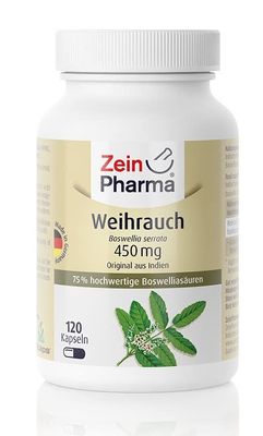 ZeinPharma Boswellia Frankincense, 120 Vegetarian Capsules, 1 x 69 g