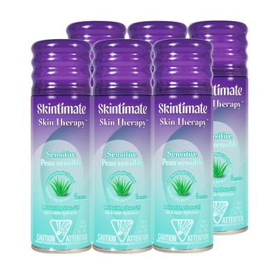 Skintimate Shave Gel for Women, Sensitive Skin, 7-Ounce Cans (Pack of 6) by Skintimate