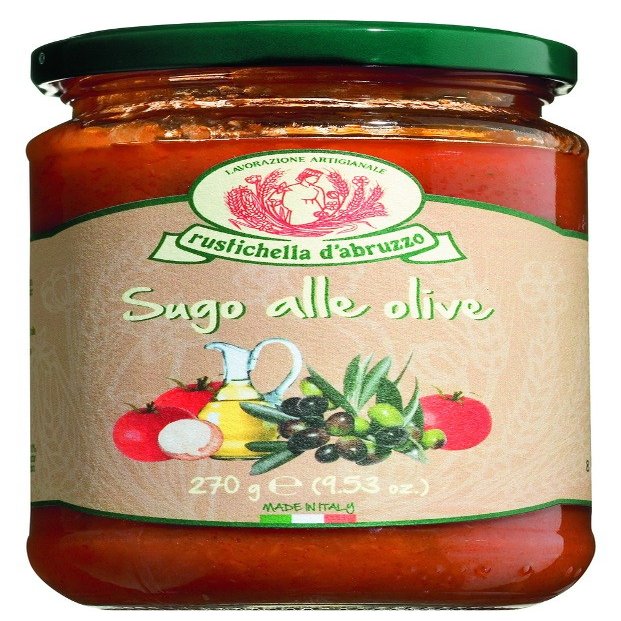 Rustich Ella D 'Abruzzo Sugo all Olive/Green Olive Design 314 ml