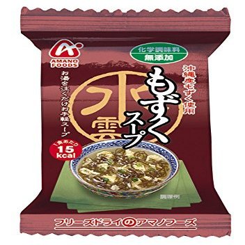 Amanofuzu freeze dry additive-free seaweed soup 10 bags set (seaweed soup)