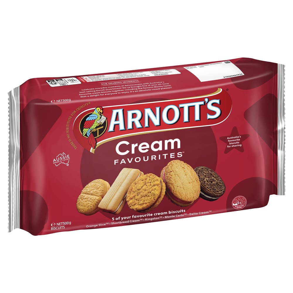 Arnotts Assorted Creams 500g