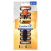BIC Hybrid Advance 3 Disposable/System Shaver, Men, 6-Count (Pack of 3) by BIC view 1