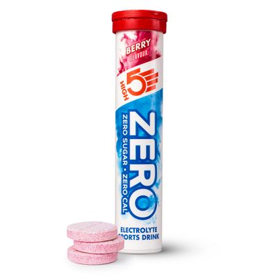 HIGH5 ZERO Electrolyte Tablet - Hydration Tablets Enhanced with Vitamin C - 0 Calories & Sugar Free - Boost Hydration, Performance & Wellness - Berry, 20 Tablets